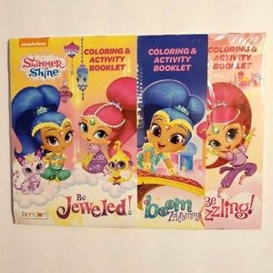SHIMMER AND SHINE 3 ACTIVITY BOOKLET PADS SET
